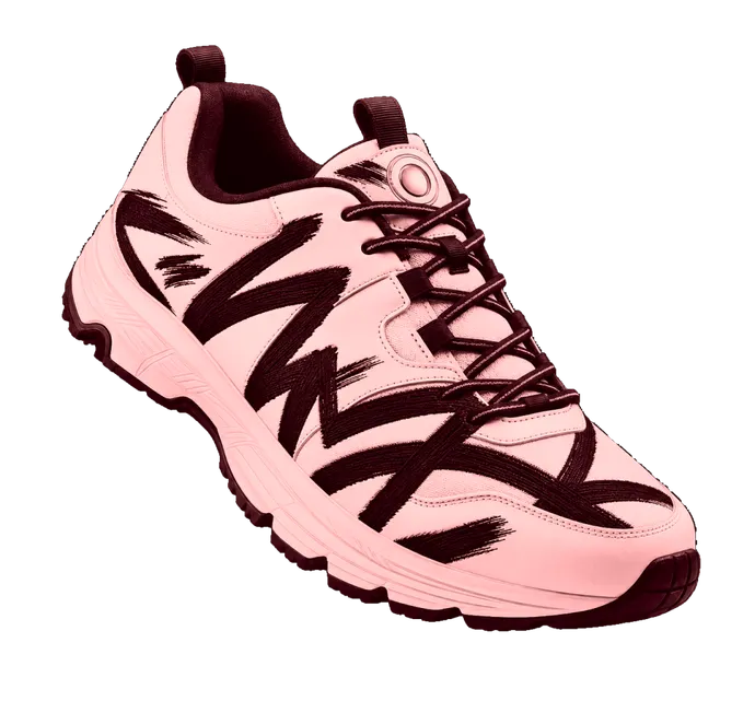Pink sneaker artwork